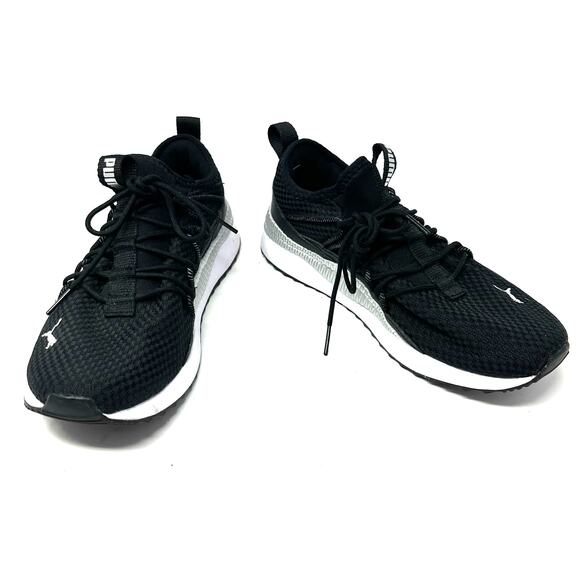 Puma‎ 384378 03 Size 8 Sneakers Black Lace Up Running Walking Gym Activewear - Picture 1 of 7